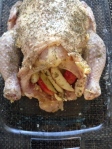 Apple Thyme Roast Chicken Preparation